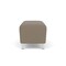 Lesro Siena Lounge Reception Loveseat Bench, Brushed Steel, MD Farro Upholstery SN6001 - alternate 2
